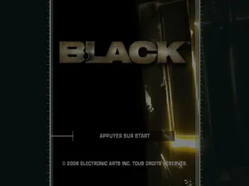 Black (USA) screen shot title